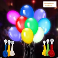 Fancy Dess Wale Assorted LED Balloons for Festival, party Celebrations (pack of 50)