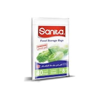 Sanita Biodegradable Food Storage Bags, Small, Carton Of 30