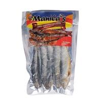 Manila's Gourmet Dried Sardines Fish Tuyo, 100g - Carton of 24