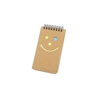 MTC Recycled Notepad with Sticky Note - Brown