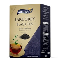 Amazon Earl Grey Black Tea Powder - 250 g, Carton of 36 Pack