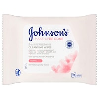 Johnson's 5 in 1 Moisturise Cleansing Wipes for Normal Skin, 25Sheets