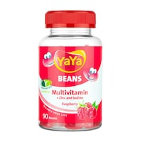 Picture of YaYa Zinc & Iodine Raspberry Multivitamin Beans, 90 Beans