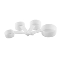 Royalford 4 Pcs Ceramic Measuring Spoons, RF5060, White