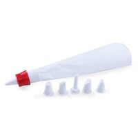 Picture of Royalford 5 Pcs Nozzle Set with Icing Bag, RF1661-IB6, White