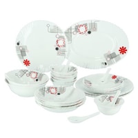 Picture of Royalford Opal Ware Floral Dinner Set, RF8983 -33Pcs