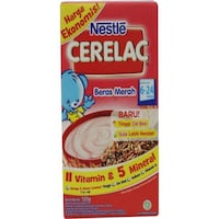 Nestle Red Rice Cerelac, 120 grams - Carton of 40 Packs