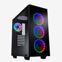Picture of FSP CMT510 Plus ATX Mid Tower RGB Gaming PC Case, Black