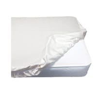 K Range Disposable Waterproof Bed Sheet Fitted, White, Carton of 10 Pack