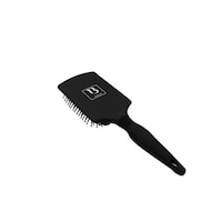 B Hair Paddle Cushion Hair Brush, Large, Black Box of 6 Pieces