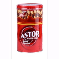 Mayora Astor Chocolate Wafer Roll Tin, 330g, Carton Of 6 Packs