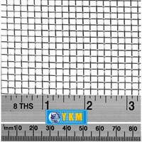 Picture of YKM 304 Stainless Steel Plain Square Woven Mesh, No.6, 1x30m, Silver