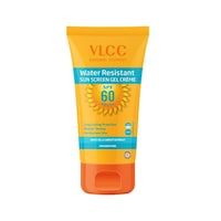 VLCC Water Resistant Sunscreen Gel Cream, SPF 60, 100g, Carton Of 60 Pcs