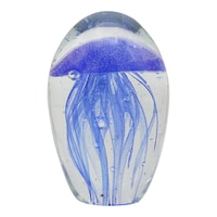 Precise Decorative Crystal Jelly Fish, Blue & Clear - Carton of 24 Pcs