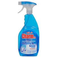 Picture of Charmm Window & Glass Cleaner, Blue, 750ml - Carton of 12 Pcs