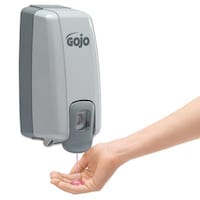 Gojo Space Saver Hand Sanitizer Dispenser, Grey