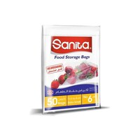 Sanita Biodegradable Food Storage Bags, X-Small, Carton Of 40