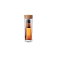 MTC Glass & Bamboo Flask with Tea Infuser