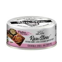 Picture of Absolute Holistic RawStew, Chicken & Quail Eggs Recipe, 80g - Carton Of 24 Cans