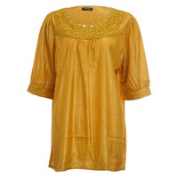 Picture of Women's Mid Sleeve Loose Fit Shimmery Blouse, Carton of 24Pcs