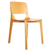 TON Solid Beech Wood Frame Leaf Chair, Honey
