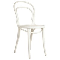 TON Solid Beech Wood Frame Chair, White