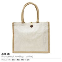 Picture of MTC Jute Bag With Button, 40 x 33 x 15cm