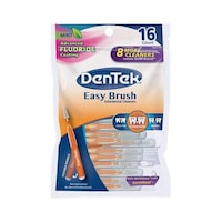 Picture of Dentek Standard Easy Brush Interdental Cleaner, Orange, 16 pcs
