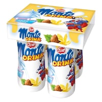 Zott Monte Vanilla Milk, 4 x 95ml - Carton of 6