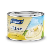 Amazon Cream with Vegetable Fat Banana - 150 g, Carton of 48 Pack