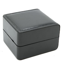 PU Leather Watch Box, Black - Carton of 50 Pcs