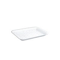 Al Bayader Absorbent Foam Tray, 216 x 152 x 20mm, White - carton of 500 pcs