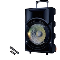 Picture of Olsenmark Rechargeable Party Trolley Speaker, OMMS1179, Black