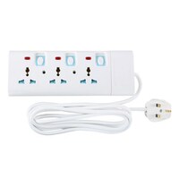 Picture of Geepas 3 Way Extension Socket, GES5801, White