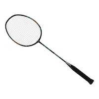 Maximus Vampire 1000 Professional Badminton Racket, 67cm, Black & Gold