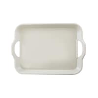 Picture of Royalford Melamine Ware Handle Tray, RF5065, 17.5 Inch, White