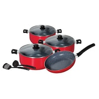 Picture of Royalford Marble Coated Cookware Set, RF9504, Set of 9Pcs