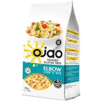 Ojao G/F Corn & Rice Elbow Pasta, 340 grams - Carton of 12 Packs