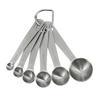 Royalford 6 Pcs Stainless Steel Measuring Spoons, RFU9106