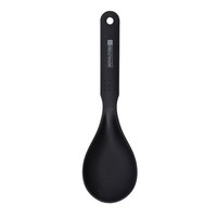 Royalford Nylon Spoon with Soft Grip Handle, RF1201-NSVS, Black