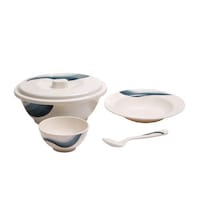 Picture of Royalford 40 Pcs Melamine Ware Super Rays Dinner Set, RF6721
