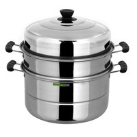 Picture of Royalford 3 Layer Stainless Steel Steamer Pot, RF9351, 9L