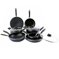 Picture of Royalford Non-Stick Cookware Set, RF5858 - Set of 12Pcs