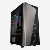 Picture of Zalman S4 Plus ATX Mid Tower Computer Case, Black