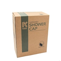 K Range Disposable Shower Cap, C-006, White, Carton of 30 Pack