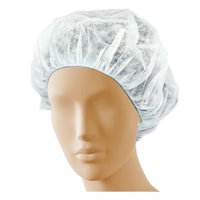 K Range Disposable Head Cap, White, Carton of 10 Pack