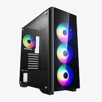 Deepcool Matrexx 50 RGB 4 Fan Case, Black