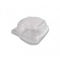 Picture of Khaleej Pack Hamburger Hinged Container, J048, Large - Carton of 500