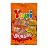 Yupi Mini Burger Gummy Bag, 112g, Carton Of 24 Packs