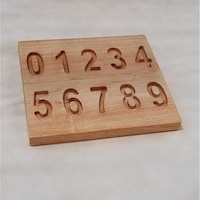 Toddle Care Wooden Number Board for Counting Frame